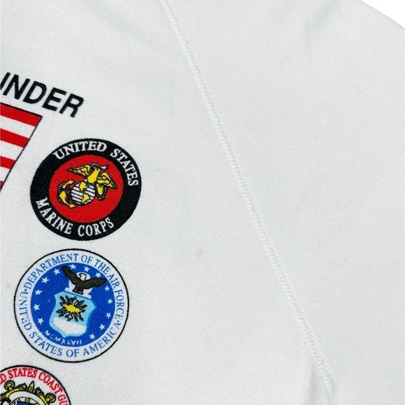 Vintage 90’s Hanes Operation Desert Storm Double-Sided Crew Neck Sweatshirt Sz L - Picture 7 of 7